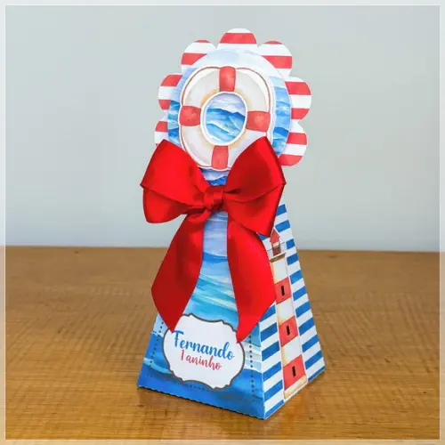 Lembrancinhas Personalizadas Ursinho Marinheiro - 15 Pçs