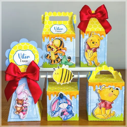 Lembrancinhas Personalizadas Ursinho Pool - 40 Pçs