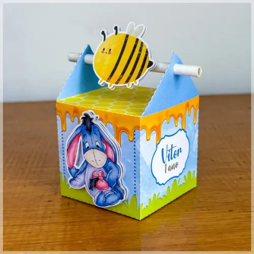 Lembrancinhas Personalizadas Ursinho Pool - 40 Pçs