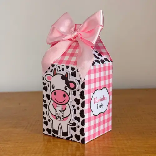 Lembrancinhas Personalizadas Vaquinha - 40 Pçs