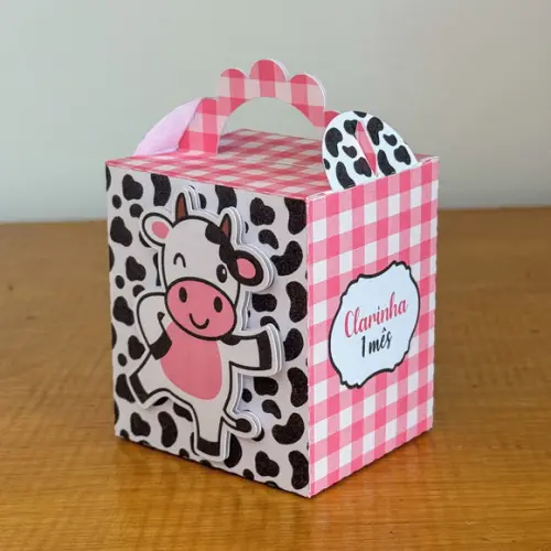 Lembrancinhas Personalizadas Vaquinha - 40 Pçs