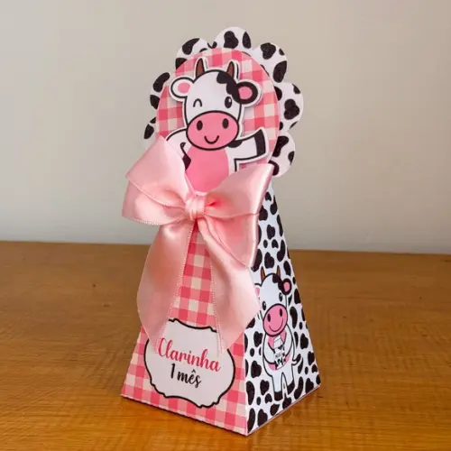 Lembrancinhas Personalizadas Vaquinha - 50 Pçs