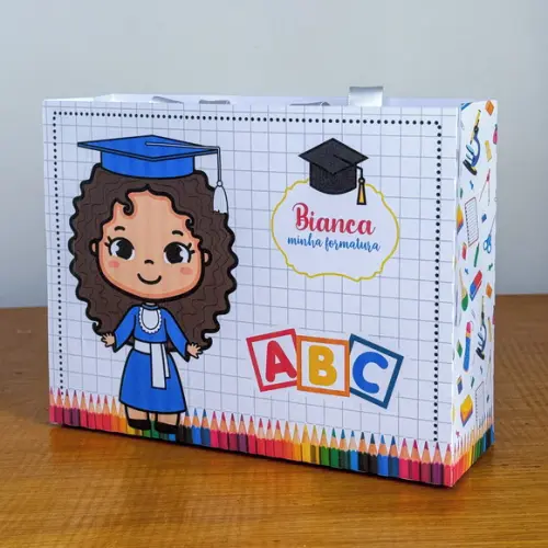 Sacolinha Personalizada Formatura Abc - 10x15