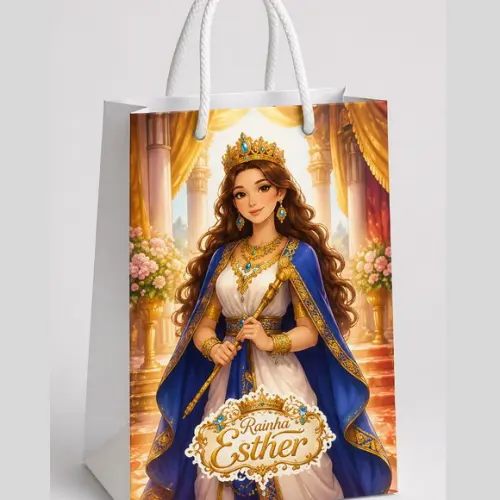 Sacolinha Personalizada Rainha Esther - 10x15
