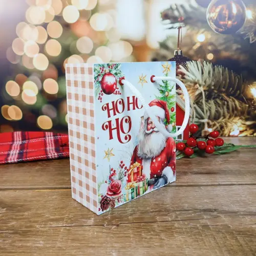 Sacolinha Personalizada Papai Noel - 10x15