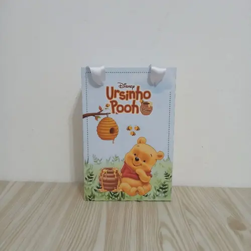 Sacolinha Personalizada Ursinho Pool - 10x15 - na
