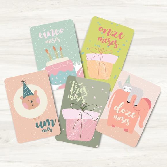 Cards Mesversário Hoje Tem Bolo - Arquivo Digital