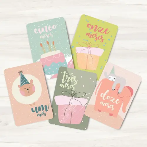 Cards Mesversário Hoje Tem Bolo - Arquivo Digital