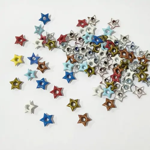 Ilhós 1/8" Polegadas Decorativo Estrela - 170 Pçs