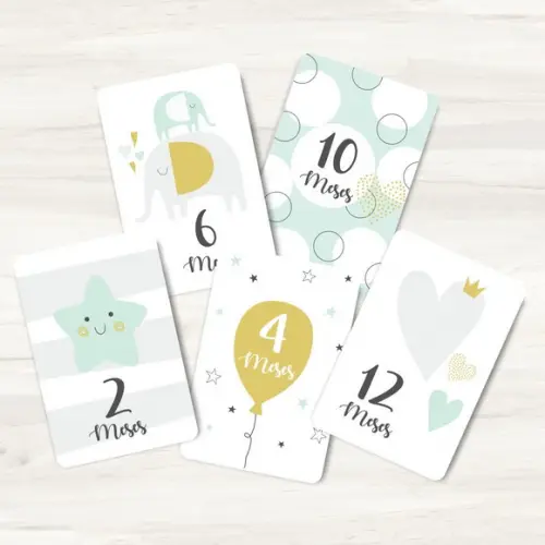 Cards Mesversário Little Baby - Arquivo Digital