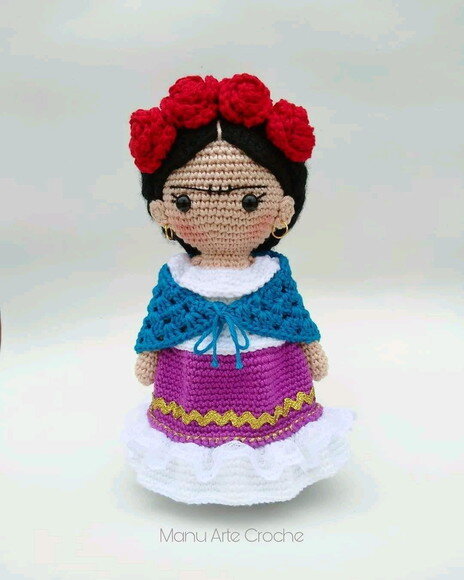 Amigurumi Frida Kahlo Exclusiva