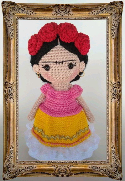 amigurumi Frida Kahlo promoção