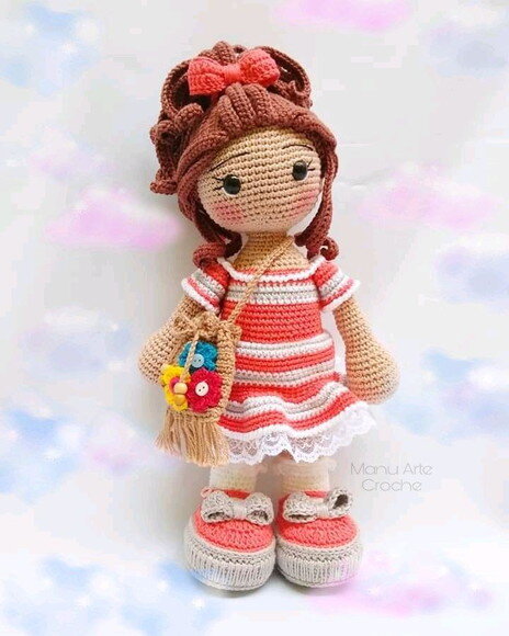 Boneca Amigurumi Aninha Grande