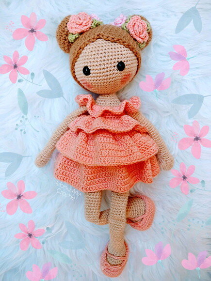 Boneca amigurumi Grace