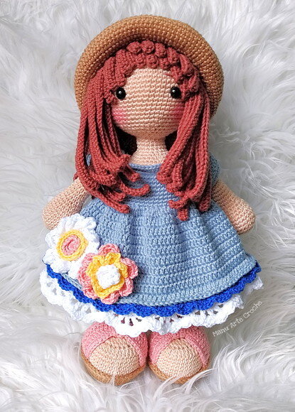 Boneca Amigurumi Grande