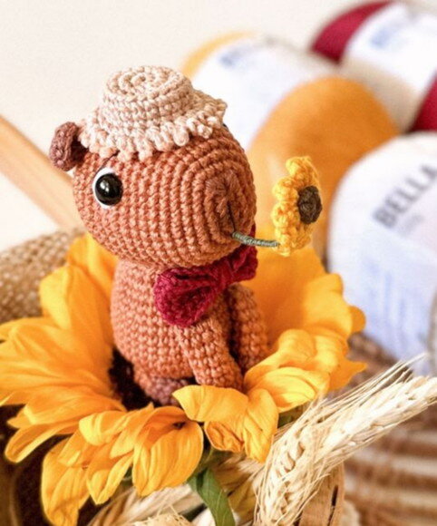 Capivara Amigurumi