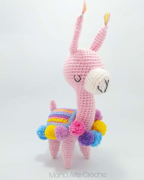Lhama amigurumi
