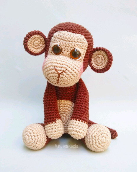 Macaquinho Amigurumi