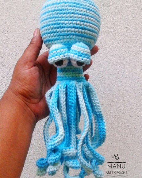 Polvo Amigurumi Grande
