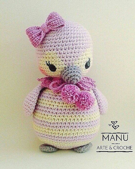 Pinguim amigurumi Fofo