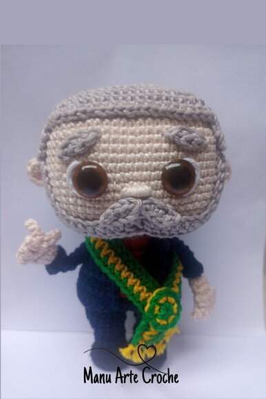 Presidente Lula Amigurumi Funko Pop