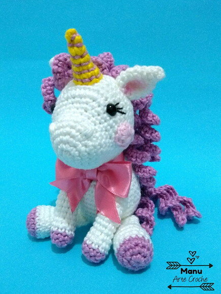 Unicórnio Amigurumi
