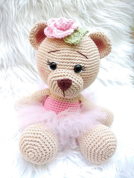 Ursinha amigurumi Bailarina
