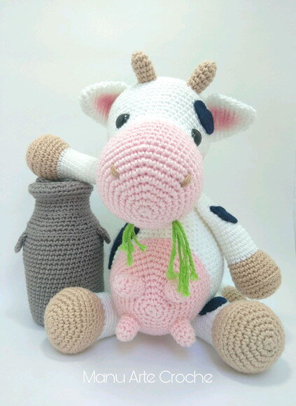Vaca vaquinha amigurumi
