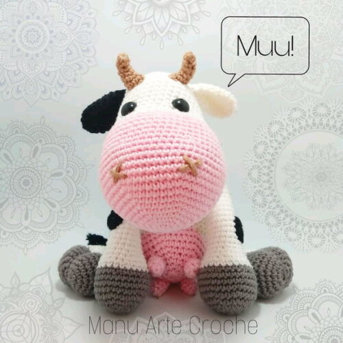 VAQUINHA AMIGURUMI