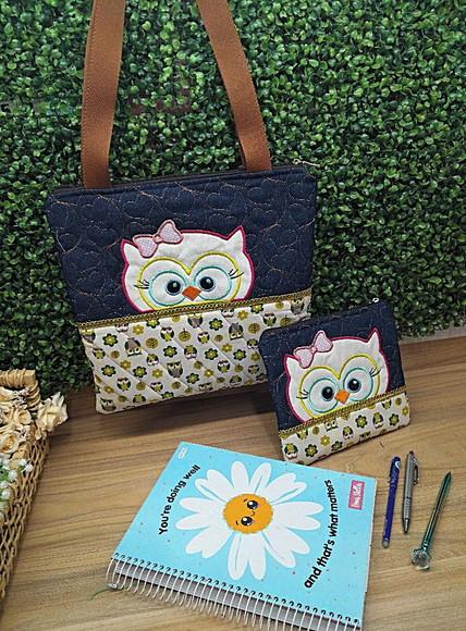 Bolsa Coruja Professora+ Necessaire Black Friday