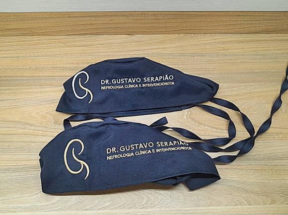 Touca Cirúrgica Personalizada com Sua Logo Kit com 2