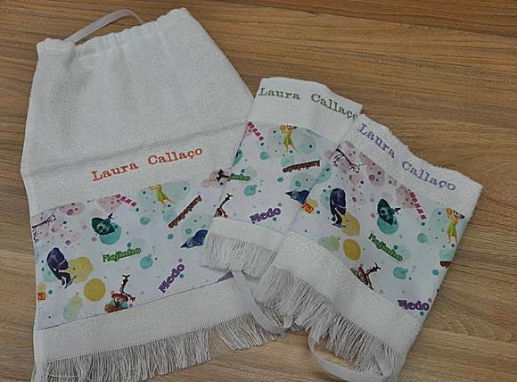 Toalhinhas Escolar com Elástico Personalizada
