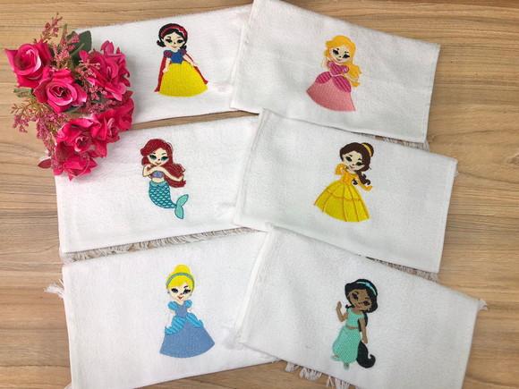 Toalha de Mão Infantil Personalizada e Elástico