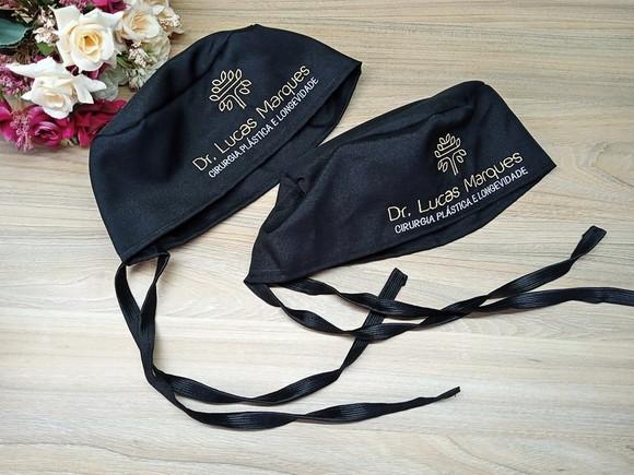 Gorro Cirúrgico Bordado Personalizado Kit Com3