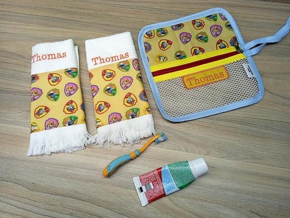 Porta Higiene Bucal Infantil Volta as Aulas
