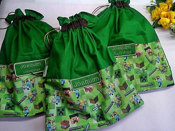 Kit Creche Volta as Aulas Saquinhos Personalizados