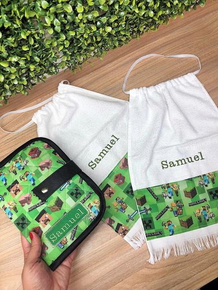 Kit Higiene Bucal + Toalhinhas com Elástico 4 Peças