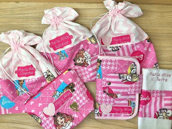 Kit Escolar Personalizado 6 Peças