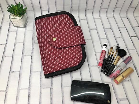 Porta Maquiagem Pincéis Batom