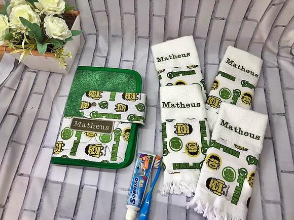 Kit Higiene Personalizado Volta as Aulas 5 Peças