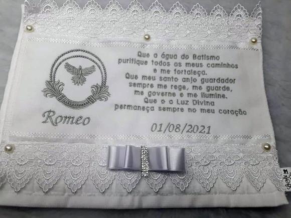 Toalha para Batizado Luxo