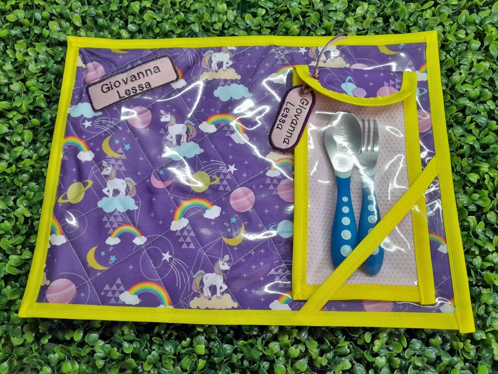 Jogo Americano Infantil Plátificado Personalizado