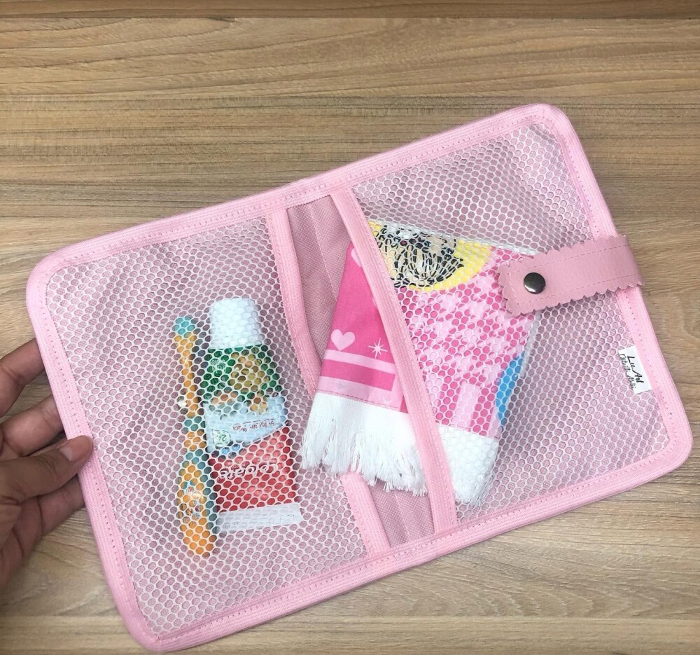 Kit Escolar  bucal e Jogo Americano Infantil 3 Peças