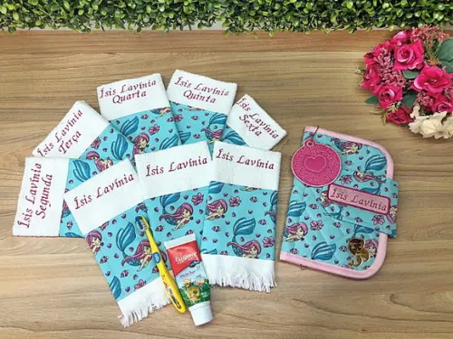 Kit Higiene Bucal com Toalhinhas 9 Peças
