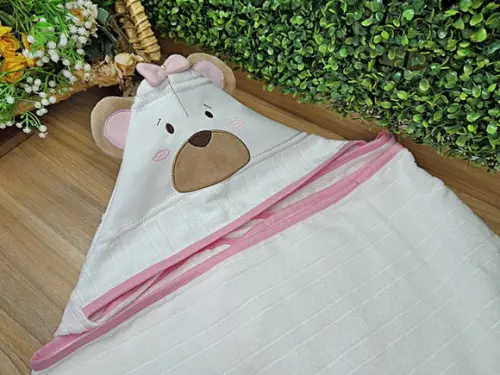 Toalha de Banho Infantil com Capuz
