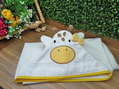 Toalha de Banho Infantil com Capuz