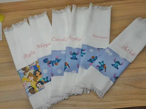 Toalha Escolar Infantil Personalizadas