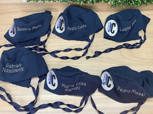 Touca Cirúrgica Personalizada com Sua Logo Kit com 2