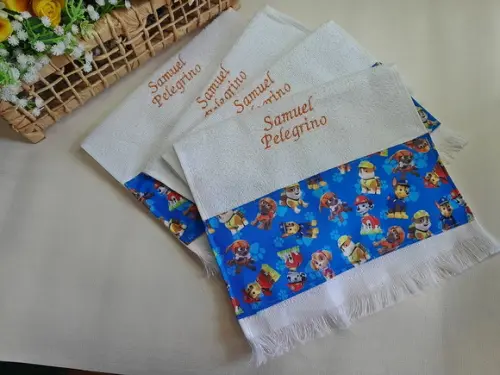 Toalhas Escolar Infantil Personalizadas