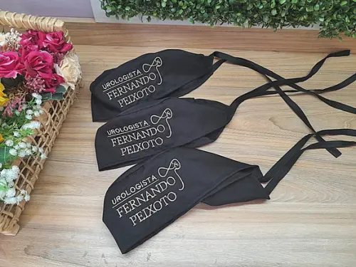 Touca Cirúrgica Personalizada com Sua Logo Kit com 2